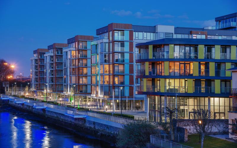 Photo of Clancy Quay at night