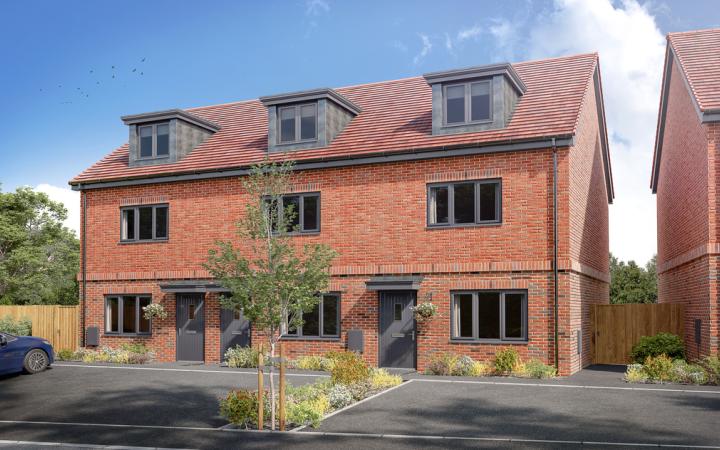 Two-family brick home